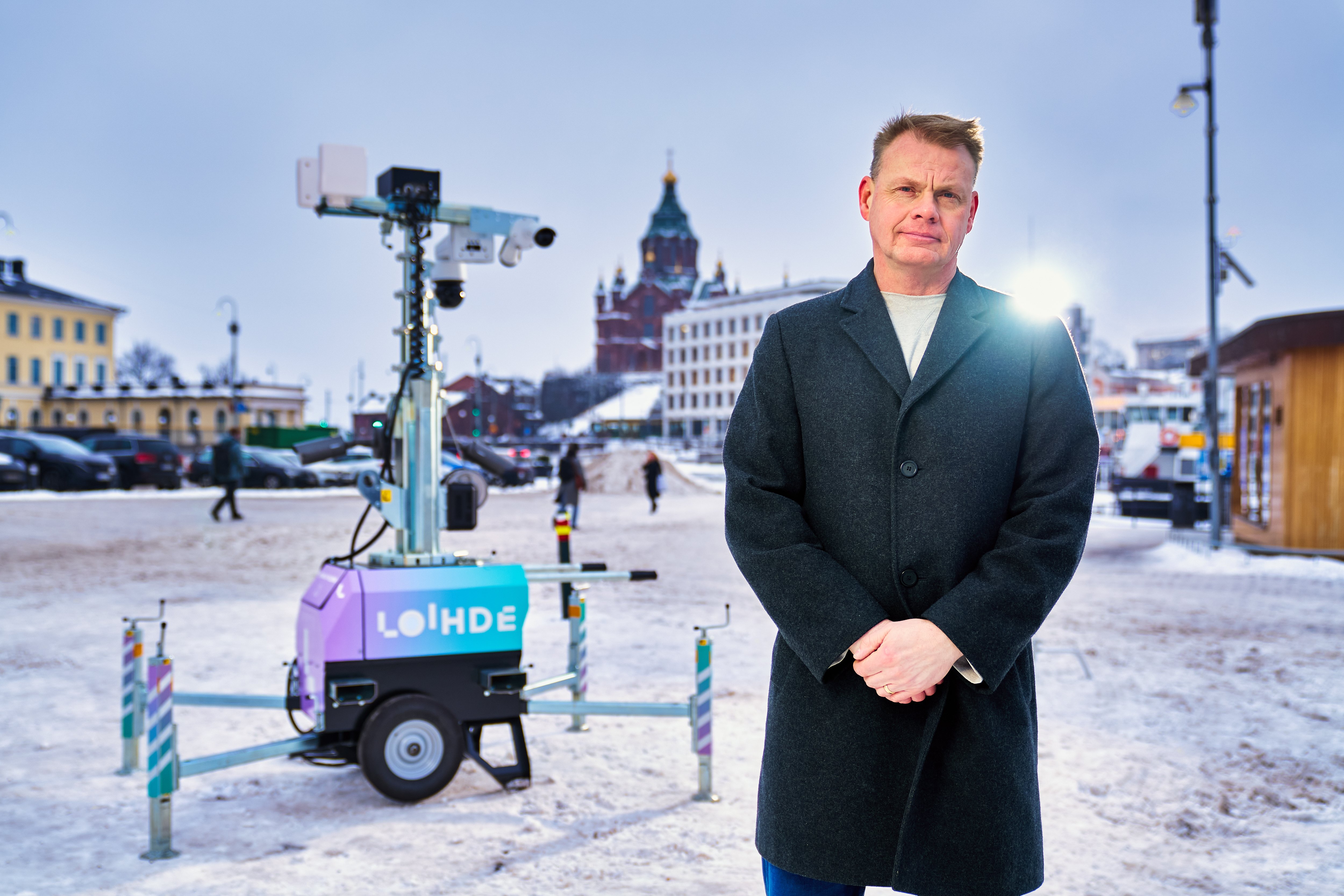 Pasi Tikkanen ja liikuteltava kameravalvonta