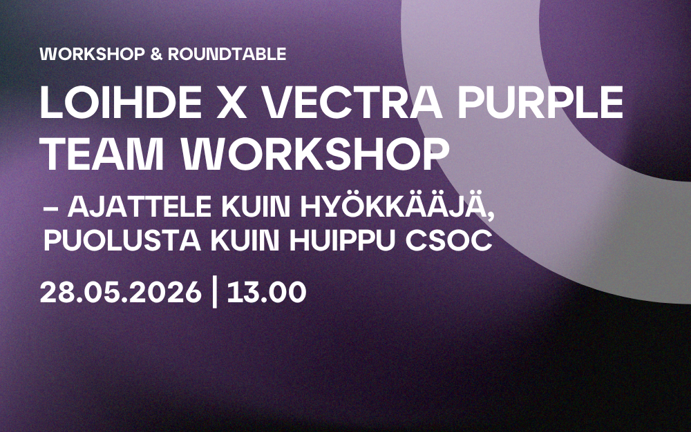 Loihde x Vectra Workshop ja Roundtable 2026