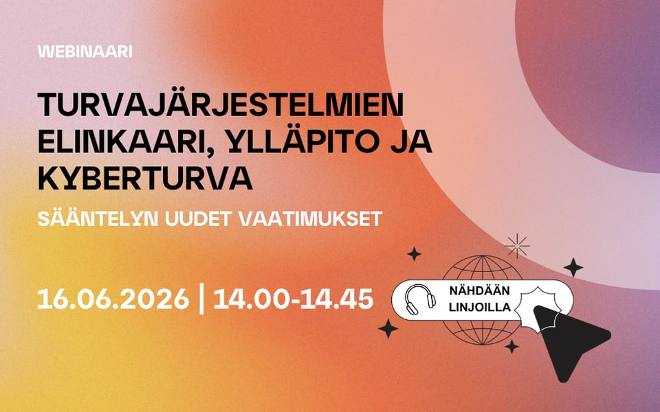 Turvajärjestelmien elinkaari